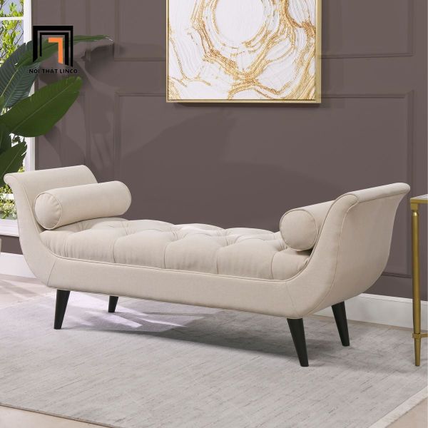 sofa, ghế sofa, đôn sofa vải nỉ, sofa bench kiểu dáng châu Âu
