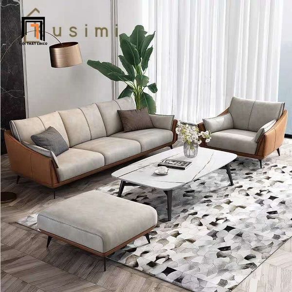 sofa, ghế sofa, bộ ghế sofa da, sofa góc trắng kem, sofa góc 3m x 1m6, sofa góc phòng khách hiện đại, sofa da chống trầy