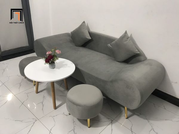 sofa, ghế sofa, bộ ghế sofa vải nhung, sofa thuyền dài 2m, sofa văng thuyền, sofa văng giá rẻ, bộ ghế sofa sảnh chờ
