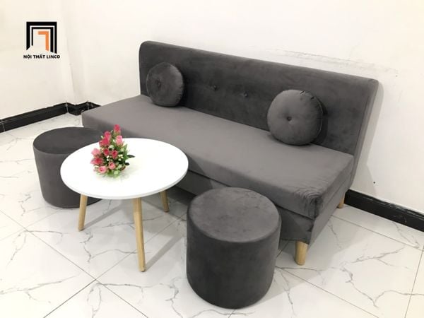 sofa, ghế sofa, bộ ghế sofa 1m7, sofa xám đen vải nhung, bộ ghế sofa chung cư, sofa nhỏ gọn, bộ ghế sofa giá rẻ, sofa phòng khách