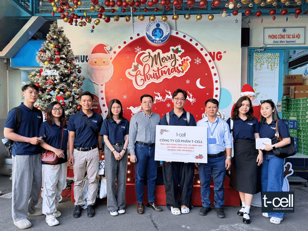 💚 GIÁNG SINH ẤM ÁP CÙNG T-CELL TẠI BỆNH VIỆN NHI ĐỒNG 1 💚