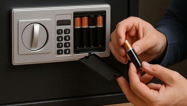 Hướng dẫn cách thay pin cho két sắt tại nhà chi tiết