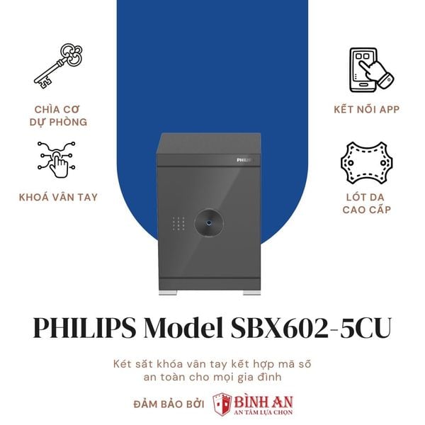 Tổng quan két sắt Philips SBX602-5CU