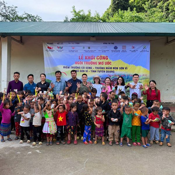 Weilaiya đồng hành cùng dự án “Xây ước mơ - Cùng em tới trường” tại điểm trường Cò Súng