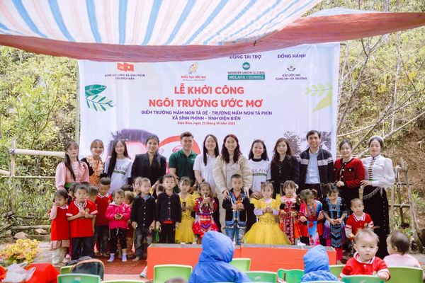 Weilaiya có mặt tại Điện Biên – tiếp tục hành trình “Nâng bước em tới trường” với Điểm trường Mầm non Tả Dê