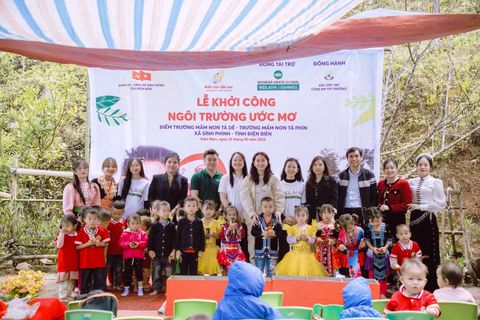Weilaiya có mặt tại Điện Biên – tiếp tục hành trình “Nâng bước em tới trường” với Điểm trường Mầm non Tả Dê