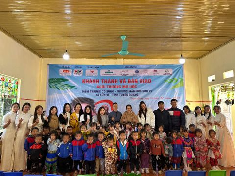 Wonder Union khánh thành Điểm trường Cò Súng – “trái ngọt” đầu tiên trong hành trình nâng bước em tới trường 2025