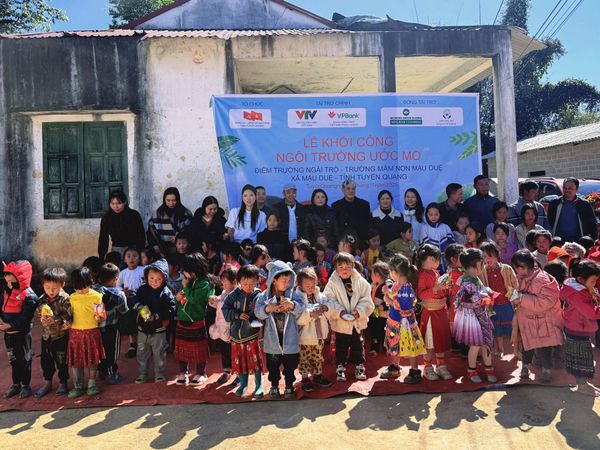 Weilaiya - Wonder Union khởi công xây dựng điểm trường mầm non Ngài Trò, xã Mậu Duệ, tỉnh Tuyên Quang