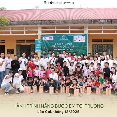 Wonder Union trao tặng đồ dùng học tập cho trẻ em vùng cao Lào Cai