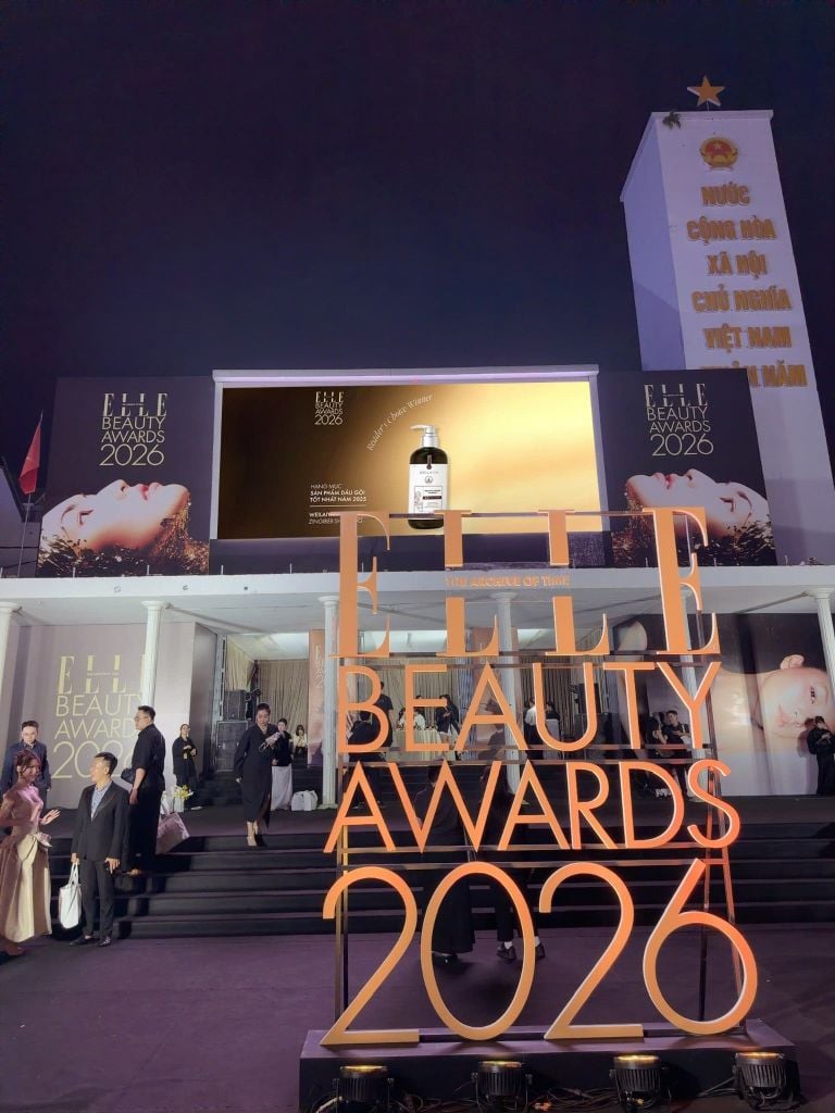 WEILAIYA Zingiber Shampoo được vinh danh tại ELLE Beauty Awards 2026