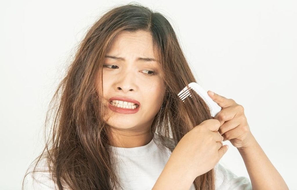 Tóc khô có biểu hiện gì?