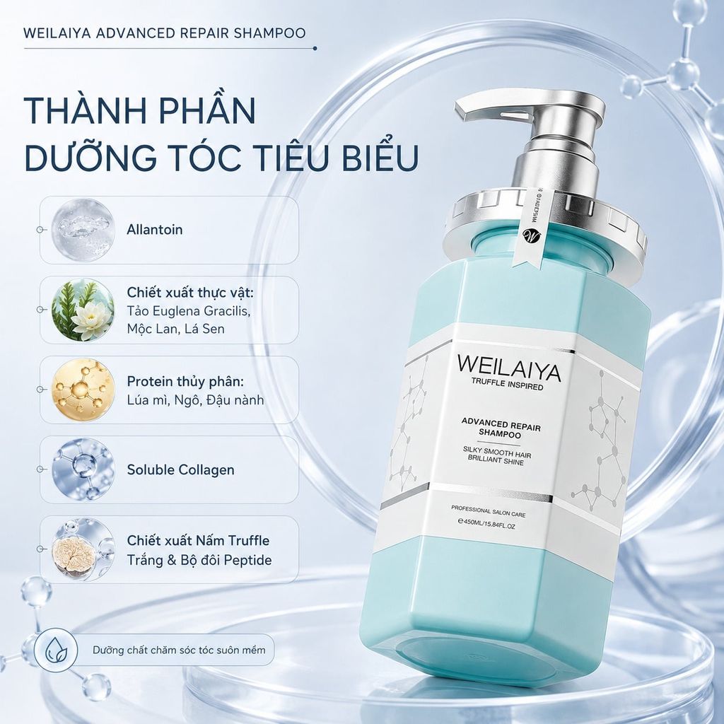 Dầu gội Weilaiya Advanced Repair Shampoo
