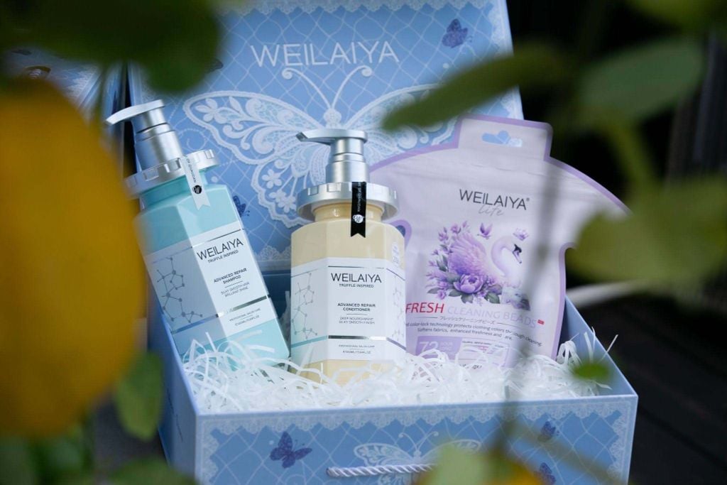 Hộp quà Bộ gội xả Weilaiya Advanced Repair