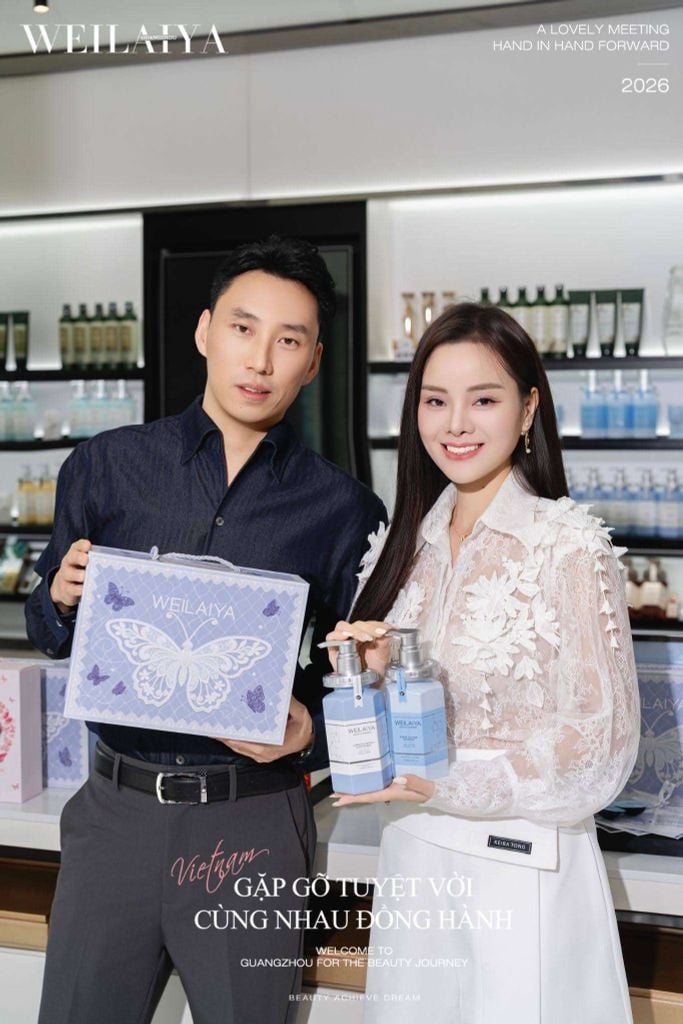 Set quà Bộ gội xả Weilaiya Extra Volume & Luminous Repair