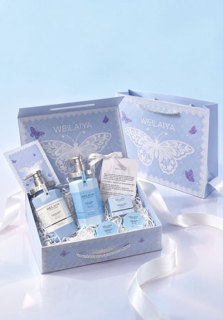 Hộp quà Bộ gội xả Weilaiya Extra Volume & Luminous Repair