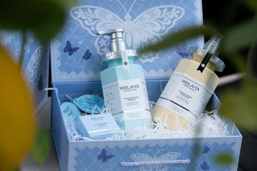 Hộp quà Bộ gội xả Weilaiya Advanced Repair