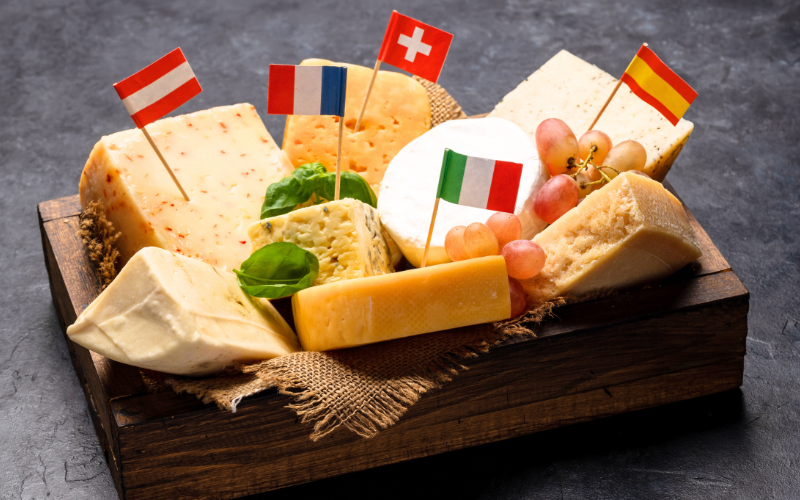 Phô mai nổi tiếng và quê hương của các loại phô mai
