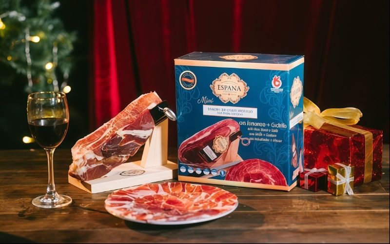 Biếu quà Tết đùi heo muối sang trọng đến khách hàng