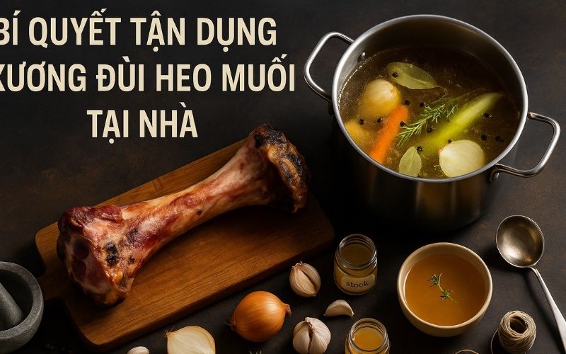 Bí Quyết Tận Dụng Xương Đùi Heo Muối Tại Nhà