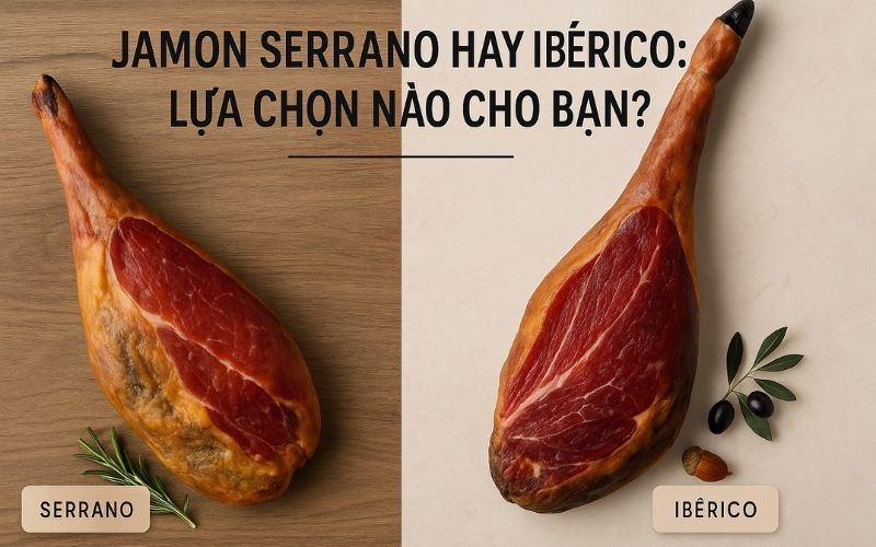 Jamon Serrano Hay Iberico: Lựa Chọn Nào Cho Bạn?