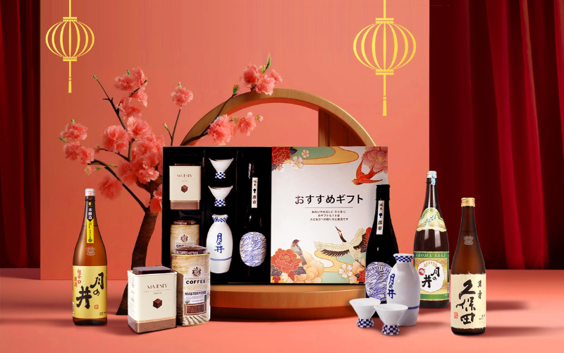 Top 5 set Quà Tết Rượu Nhật có thiết kế đẹp nhất năm 2026