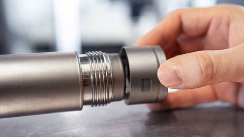 LHS 210 P/410 P: Máy Gia Nhiệt Khí Nén 6 Bar Thổi Khô Nhanh Chai, Ly, Bình Giữ Nhiệt