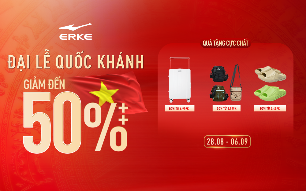 MỪNG ĐẠI LỄ QUỐC KHÁNH 2/9 GIẢM ĐẾN 50%