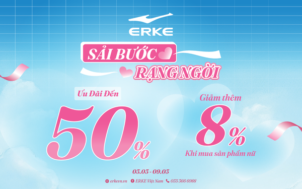 HAPPY WOMEN’S DAY 8/3 - TẶNG HOA GẤU XINH TẠI ERKE SPORTS