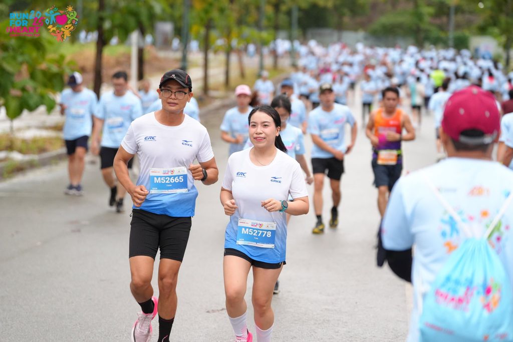 ERKE RUN CLUB TẠI GIẢI CHẠY VÌ TRÁI TIM 2025