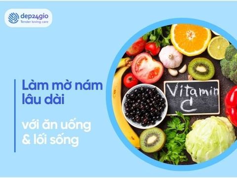 Xóa nám tàn nhang bền vững nhờ ăn uống và lối sống