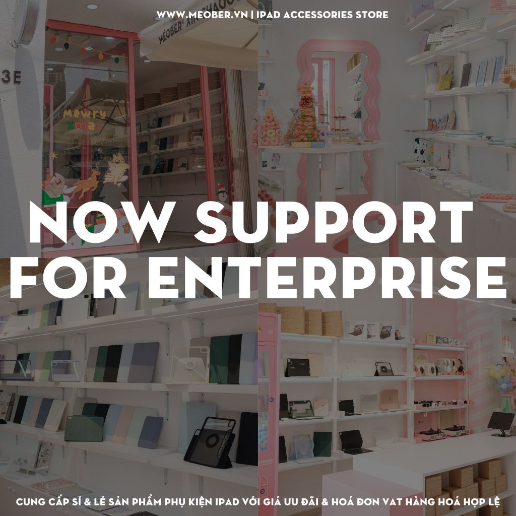 Meober.vn – Giải pháp phụ kiện iPad chính hãng cho doanh nghiệp, có xuất hóa đơn VAT đầy đủ