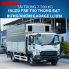 Khám phá chi tiết xe tải FSR 700 đóng thùng mui bạt bửng nhôm Garage Lượm có gì hot ?