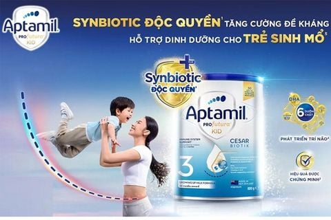 Vì sao sữa Aptamil Cesarbiotik được nhiều mẹ sinh mổ tin dùng?