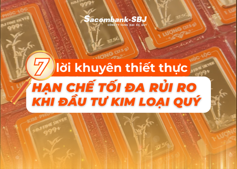 7 lời khuyên vàng giúp bạn "tránh bão" rủi ro khi đầu tư kim loại quý