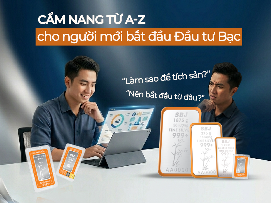 Đầu tư Bạc cho người mới bắt đầu: Cẩm nang từ A-Z để tích lũy tài sản hiệu quả