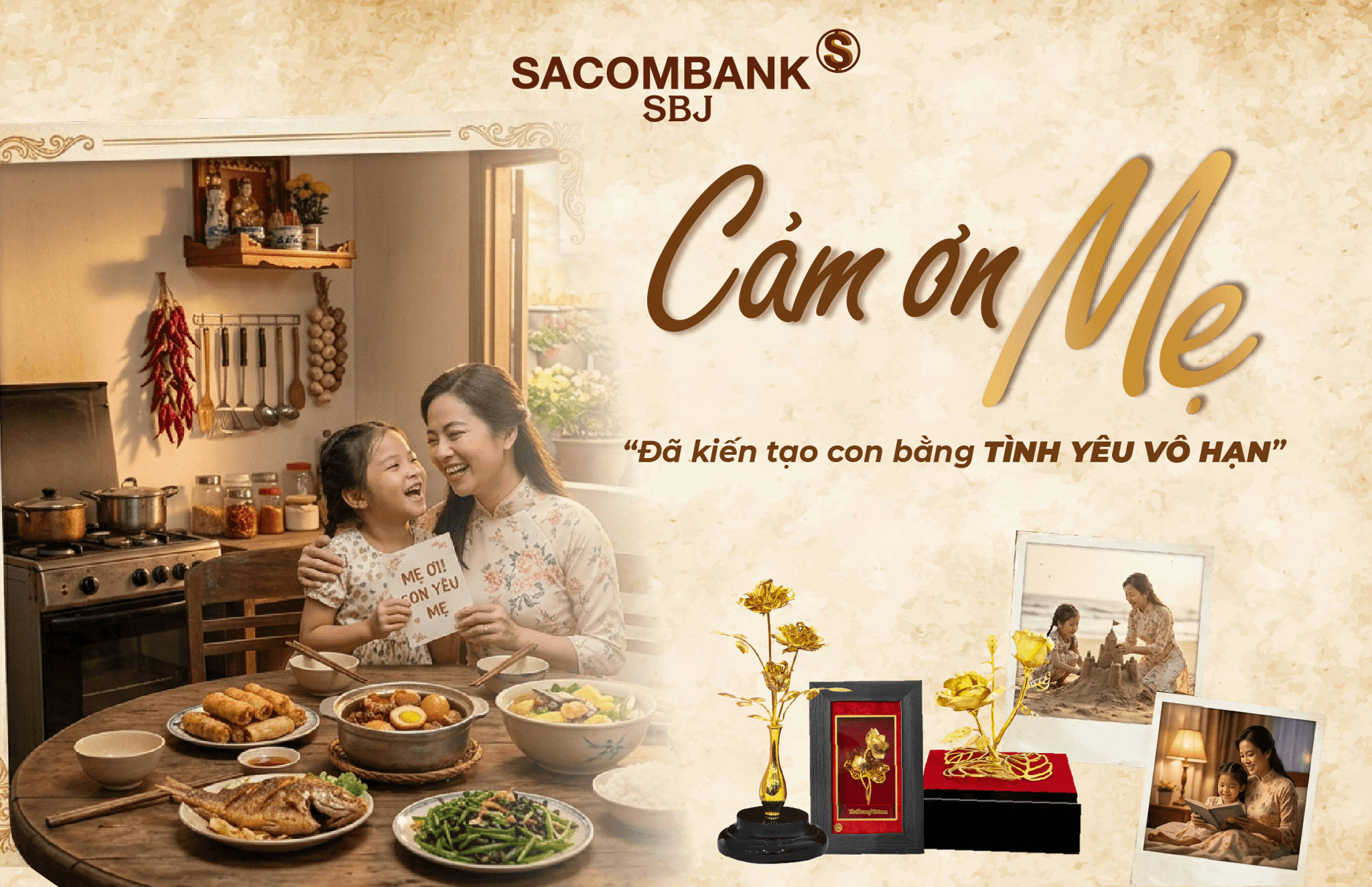 CẢM ƠN MẸ - ĐÃ KIẾN TẠO CON BẰNG TÌNH YÊU VÔ HẠN