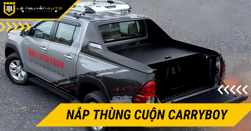 Nắp thùng cuộn Carryboy có đáng mua cho xe bán tải không?