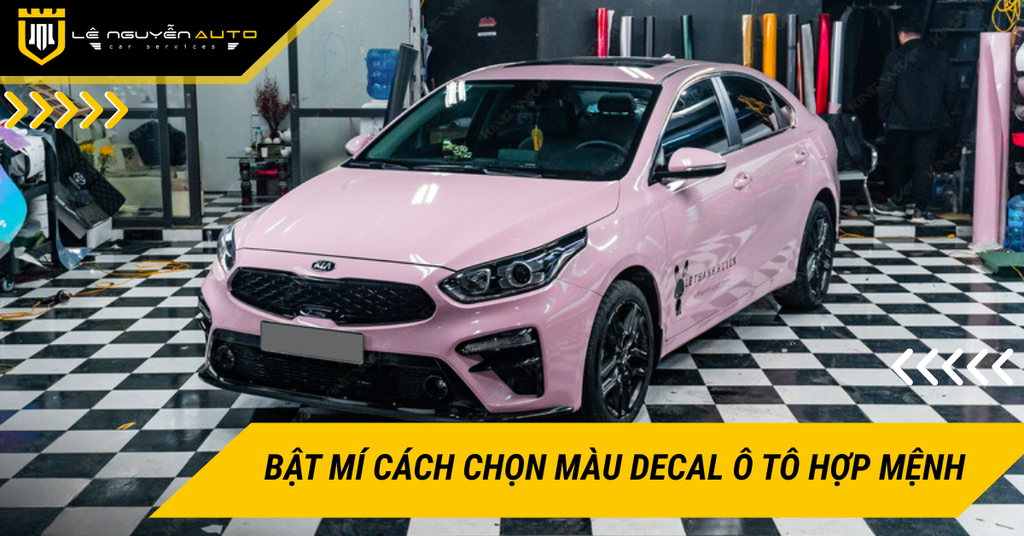 Bật mí cách chọn màu decal ô tô hợp mệnh, chuẩn phong thủy