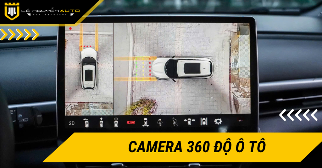 Camera 360 độ ô tô chính hãng: Tư vấn theo từng dòng xe và báo giá