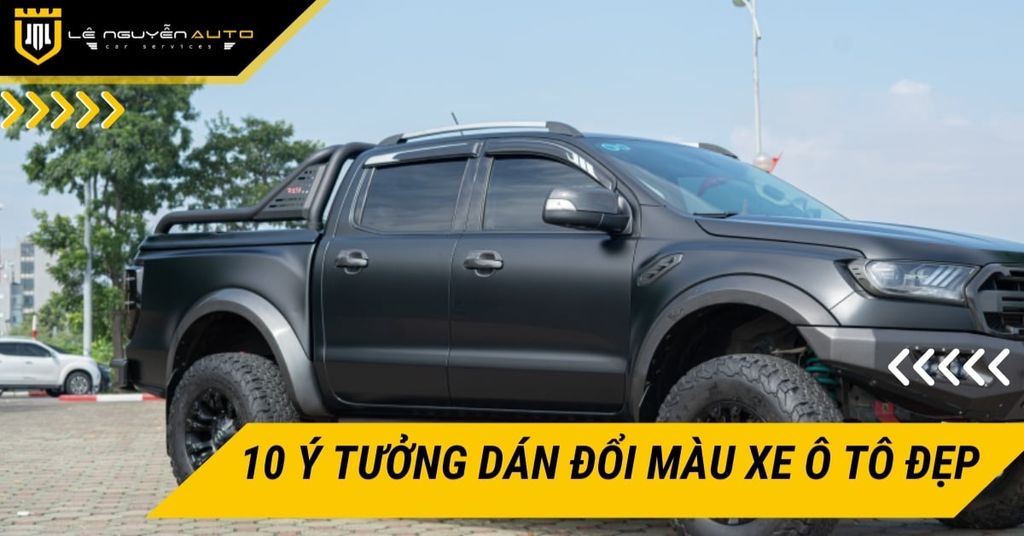 10 Ý tưởng dán đổi màu xe ô tô đẹp, hợp pháp và nổi bật