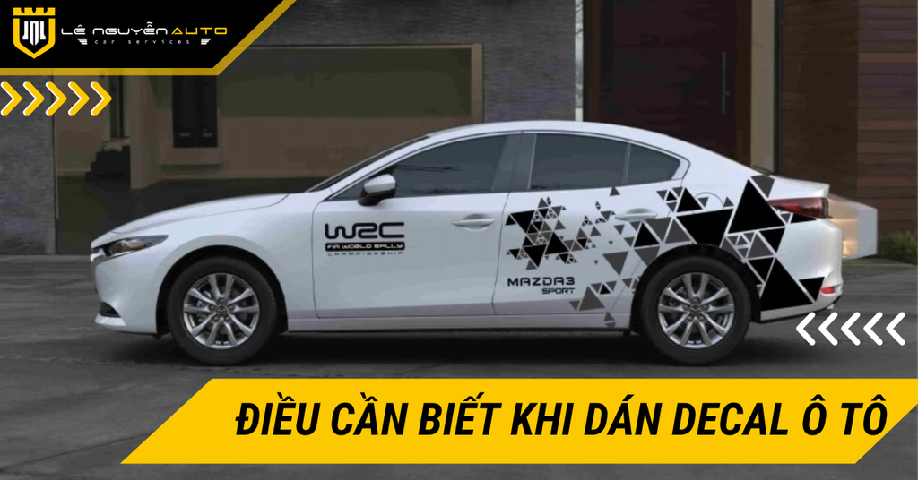 Tất tần tật những điều cần biết khi dán decal ô tô mà bạn cần biết