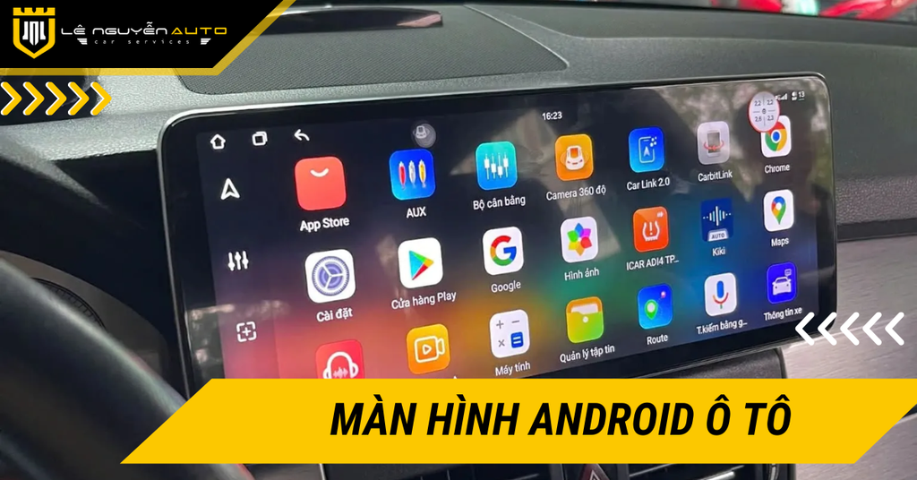 Bảng giá màn hình android ô tô 2026: So sánh các thương hiệu hiện nay