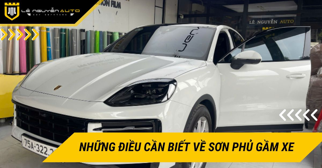 Sơn phủ gầm xe ô tô và những điều chủ xe cần biết trước khi làm