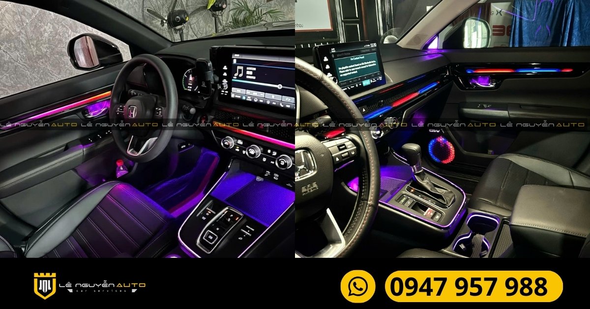 Ưu điểm của led nội thất zin theo xe Honda Crv