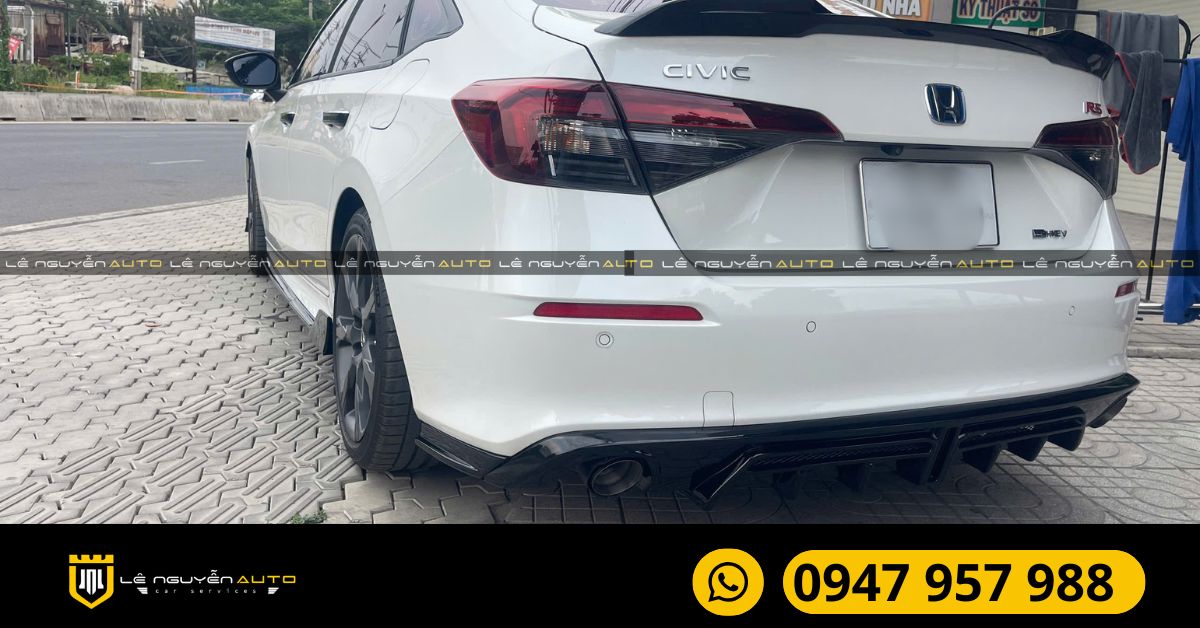 Body Lip Honda Civic RS 2025 có ảnh hưởng đến vận hành không?