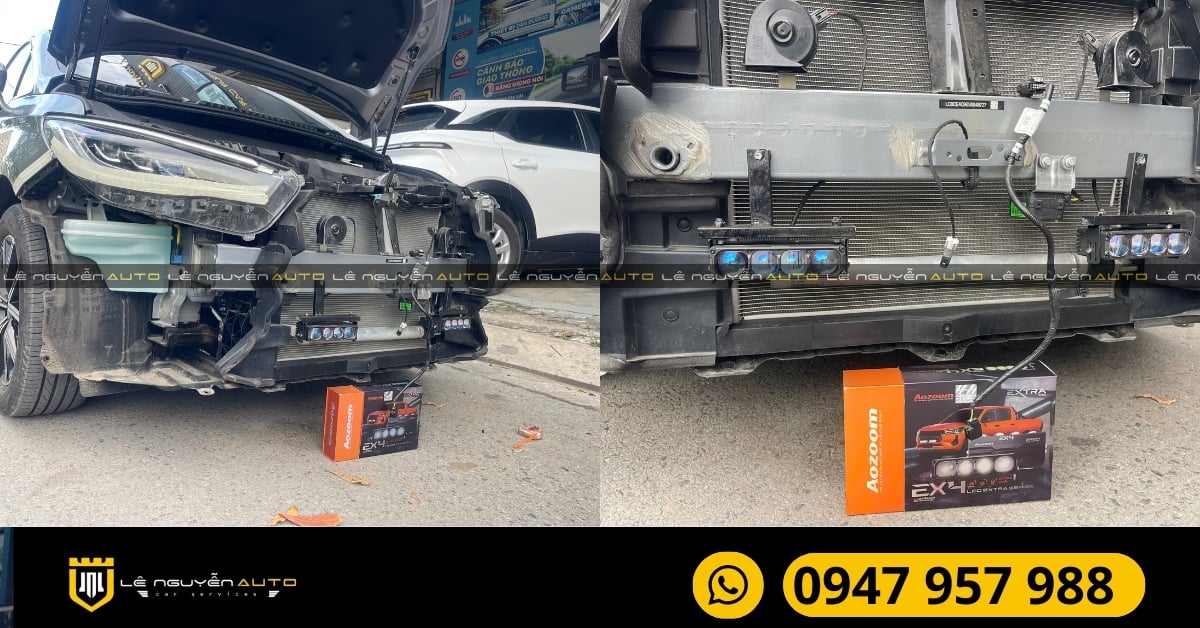 Địa chỉ độ bi Aozoom EX4 cho xe BYD uy tín