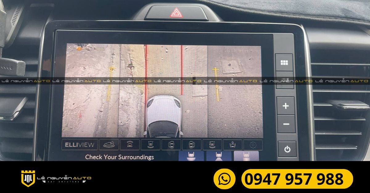 Có nên lắp camera 360 trên màn hình zin Honda City không?