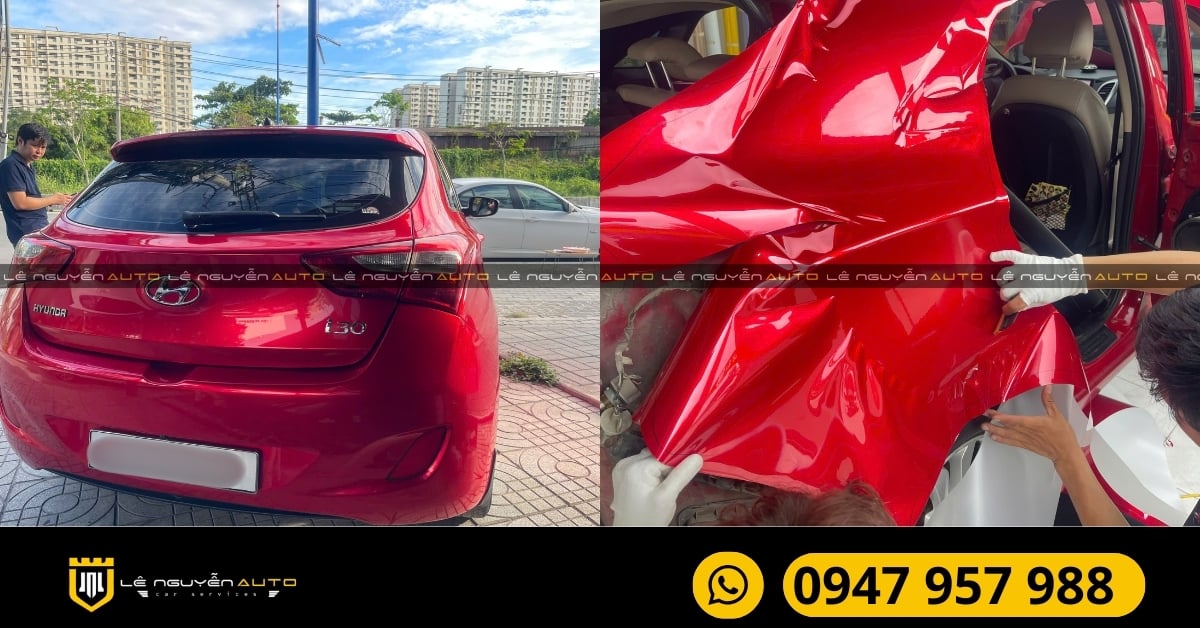 Lợi ích khi dán wrap đổi màu cho Hyundai i30