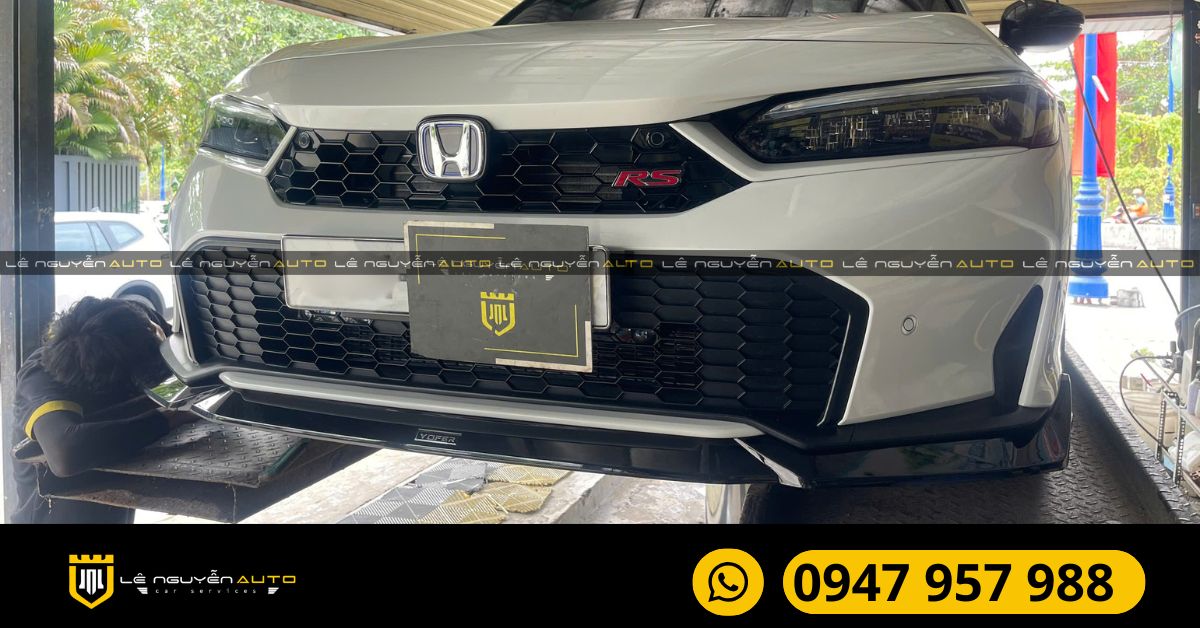 Lắp đặt tại Lê Nguyễn Auto - Giải pháp nâng cấp Civic RS 2025 uy tín