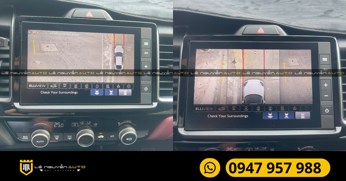 Những lưu ý khi lắp cam 360 cho Honda City